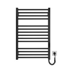 Radiator baie tip scară HF DERBY, 170 W, 230 V, 77 x 53 cm, negru, IP44