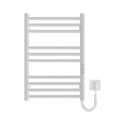 Radiator portprosop HF GREENWICH 100W/230V 57x43 cm alb rotund