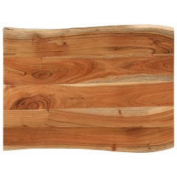 Blat masa, 90x60x3,8 cm, dreptunghiular lemn acacia margine vie GartenMobel Dekor