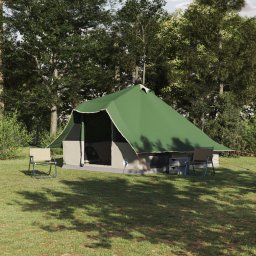 Cort de Familie Tipi Verde 8-Persoane Impermeabil GartenMobel Dekor