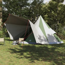 Cort familie Tipi Verde 12 persoane waterproof GartenMobel Dekor