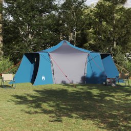 Cort familia tipi albastru 8 persoane impermeabil GartenMobel Dekor