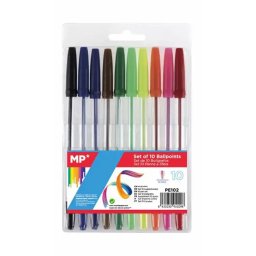 Set 10 pixuri fara mecanism Main Paper, varf 0.7mm, culori asoratate