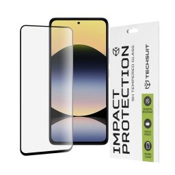 Folie pentru Xiaomi Redmi Note 14 4G (164,84 x 78,15 x 8,16mm) - Techsuit 111D Full Cover / Full Glue Glass - Black