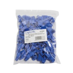 MANSON mufe RJ-45 LOGILINK pt. cablu UTP, FTP, SFTP, RJ-45 (T), plastic, 100 buc, albastru, "MP0008