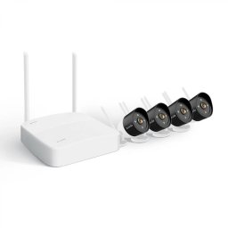 TENDA 4 CHANNEL VIDEO SECURITY KIT K4W-3TC (timbru verde 0.8 lei)