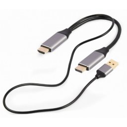 Cablu HDMI la Displayport 4K60Hz T-T alimentare USB 2m, Gembird A-HDMIM-DPM-01