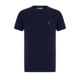 Jacey Quinn Tricou bleumarin / roșu