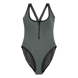 Next Costum de baie întreg verde pin