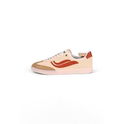 Genesis Footwear Sneaker low 'G-Volley Rust Serial' culoarea pielii / bej închis / roșu