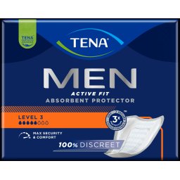 TENA Men Level 3 Active Fit Super – Absorbante urinare barbati, 8 bucati