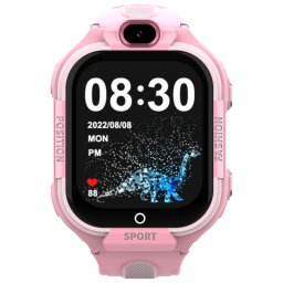 Ceas Smartwatch Pentru Copii, Wonlex KT35, Roz