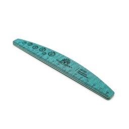 Pilă de unghii cu riglă, 80/80, verde