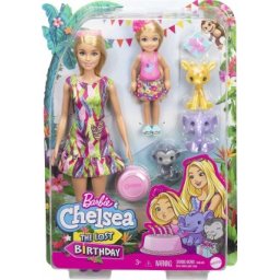 Barbie si Chelsea the Lost Birthday set joaca cu animale GTM82