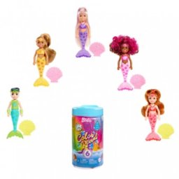 Barbie Color Reveal Chelsea Sirena Papusa cu Surprize HDN75