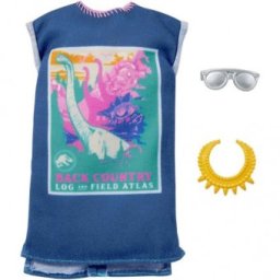 Barbie Jurassic World Rochie Albastra GRD47
