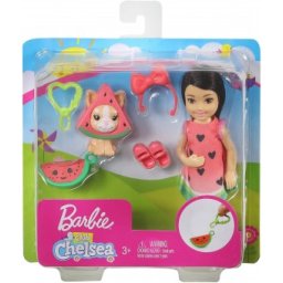 Barbie Club Chelsea Dress-Up in Watermelon costume GHV71