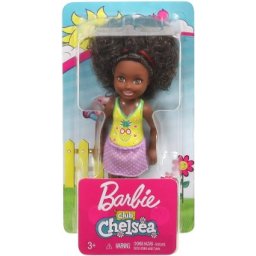 Barbie Club Chelsea papusa 15 cm negresa FXG76