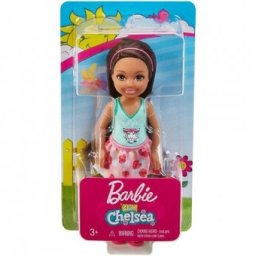Barbie Club Chelsea Papusa cu tigru pe tricou FXG79 15 cm