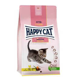 Happy Cat Kitten Land Geflügel - pasăre 2 x 4 kg