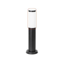 Rabalux 19607 - Abajur de schimb pentru lampa de exterior BLACK TORCH, soclu E27