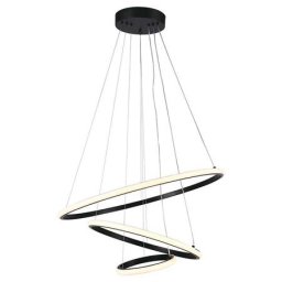 CANDELABRU LED 32W 3000K 60X40X100CM - NEGRU
