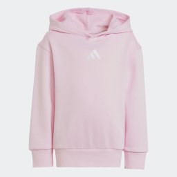 ADIDAS SPORTSWEAR Hanorac sport 'Essentials' roz / alb