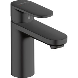 Baterie lavoar Hansgrohe Vernis Blend 100, ventil pop-up, negru mat - 71551670