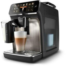 Espressor Automat Philips LatteGo Seria 5400 EP5447/90 1.8L 1500W 15Bar Negru/Argintiu