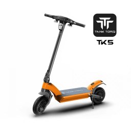 Trotineta Electrica E-TWOW TankTorq TK5 Roti 10Inch 2 x 1000W Baterie 60V/21Ah Autonomie Maxima 80KM Viteza Maxima 50KM/H Frane Hidraulice pe Disc Portocaliu