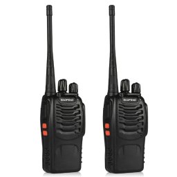 Set doua statii radio emisie receptie portabile Baofeng BF 888S
