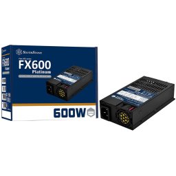 Sursa SilverStone SST-FX600-PT, PC power supply (black, 2x PCIe, 600 Watt)