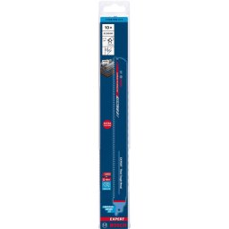 Set 10 panze fierastraie sabie Expert S1255 CHC, taiere metal, 300mm