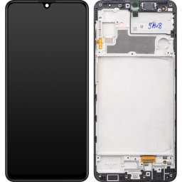 Piese si componente Display - Touchscreen Samsung Galaxy M32, Cu Rama, Negru, Service Pack GH82-26193A