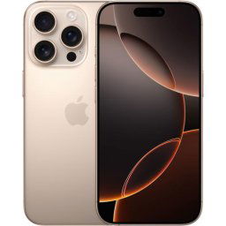 Apple iPhone 16 Pro 512GB 5G Dual SIM Desert Titanium + folie protectie Display