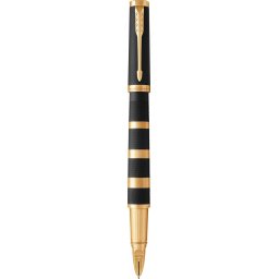 PARKER INGENUITY ROYAL Large Black Rubber & Metal GT 5th element