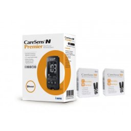 CareSens N Premier glucometru + 100 teste, testare rapida si precisa, ecran luminos, bluetooth, nu necesita codare + CADOU 50 teste