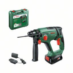 Ciocan rotopercutor cu acumulator 18 V, 2000 RPM, 2 J, mandrina universala SDS plus, limitator adancime, 1 acumulator 2,5 Ah, incarcator, geanta