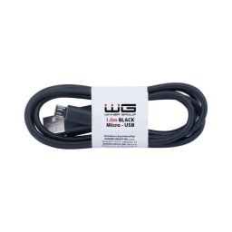 Cablu USB Winner Group microUSB/USB-A 1m negru