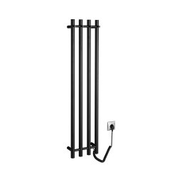 Sapho - Prosopieră electrică PAPINADO 85 W, 120 x 26 cm, negru mat
