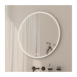 NIMCO ZP 26000RVX - Oglindă LED pentru baie cu iluminare din spate, 3000-6500 K, Ø 60 cm, IP44