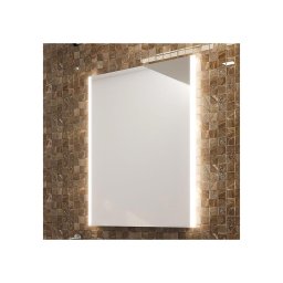 NIMCO ZP 11002 - Oglindă pentru baie cu iluminare LED din spate, 6500K, 80 x 60 cm, IP44