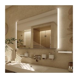 NIMCO ZP 11019 - Oglindă de baie LED cu iluminare integrată 6500K 70x90 cm IP44