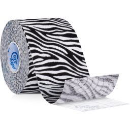 CureTape® Art bandă kinesiologică culoare Zebra Black&White 5 m