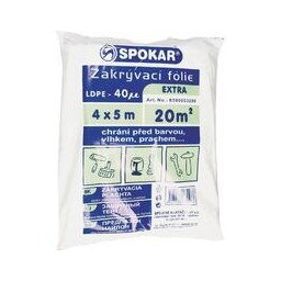 Folie de protectie pentru diverse suprafete SPOKAR, 4mx5m