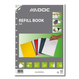 Rezerva caiet A4, 72 file - 90g/mp, AURORA Adoc - matematica