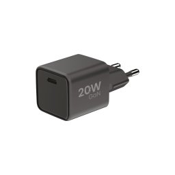 Adaptor de încărcare rapidă Winner Group 1xUSB-C Power Delivery 20W negru