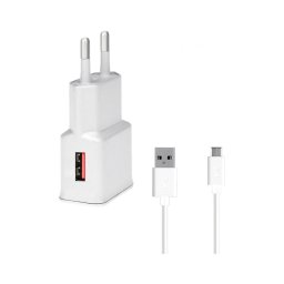 Adaptor de încărcare rapidă Winner Group 1xUSB-A PD 18W + USB cable USB-C/USB-A 1m