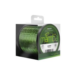 Nylon/fir monofilament Delphin MAMBA Carp 1200 m, camuflaj verde, 3D