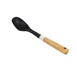 Lingura din plastic, cu maner maro, model CY-12-1, lungime 33cm Z-TOOLS / ZTS9249